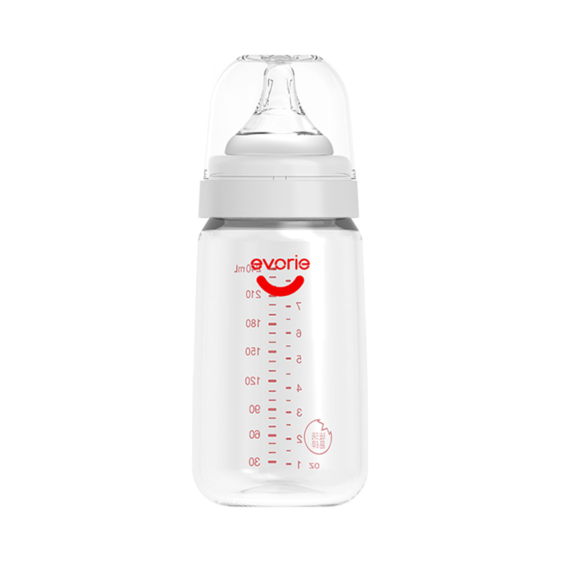 爱得利 宽口晶钻玻璃奶瓶240ml （规格6X48）